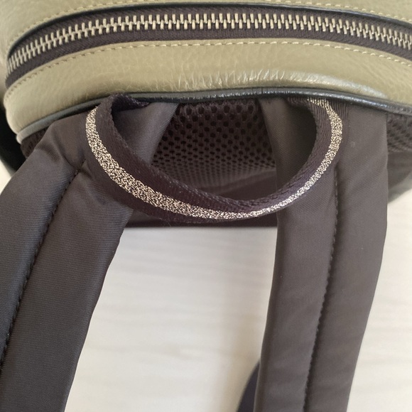 COACH Colorblock Olive Green, Black, Cream Backpack - Picture 4 of 10